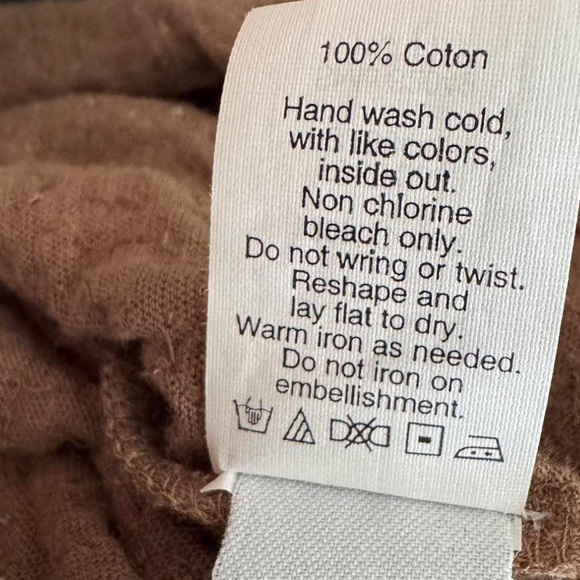 J. Crew Bronze Top Golden Sequin Sparkle Autumn Knit Size Medium - Picture 7 of 7